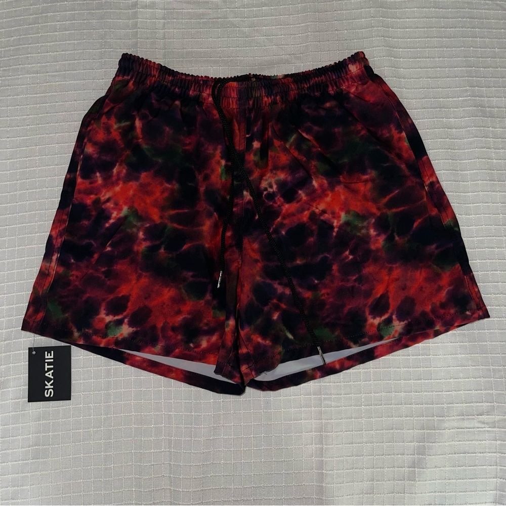 Skatie Men's Soho Print Swim Trunks